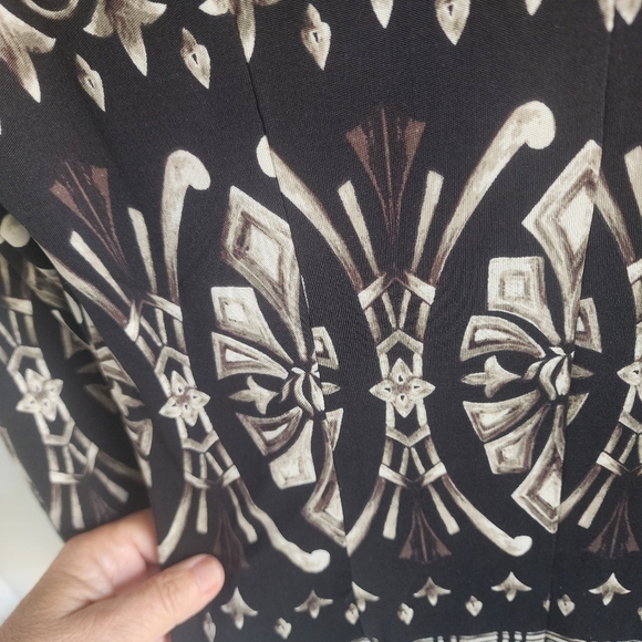 100% Silk Tory Burch Rossela Sheath Pencil Dress Knee Length Sz Small - Picture 6 of 11